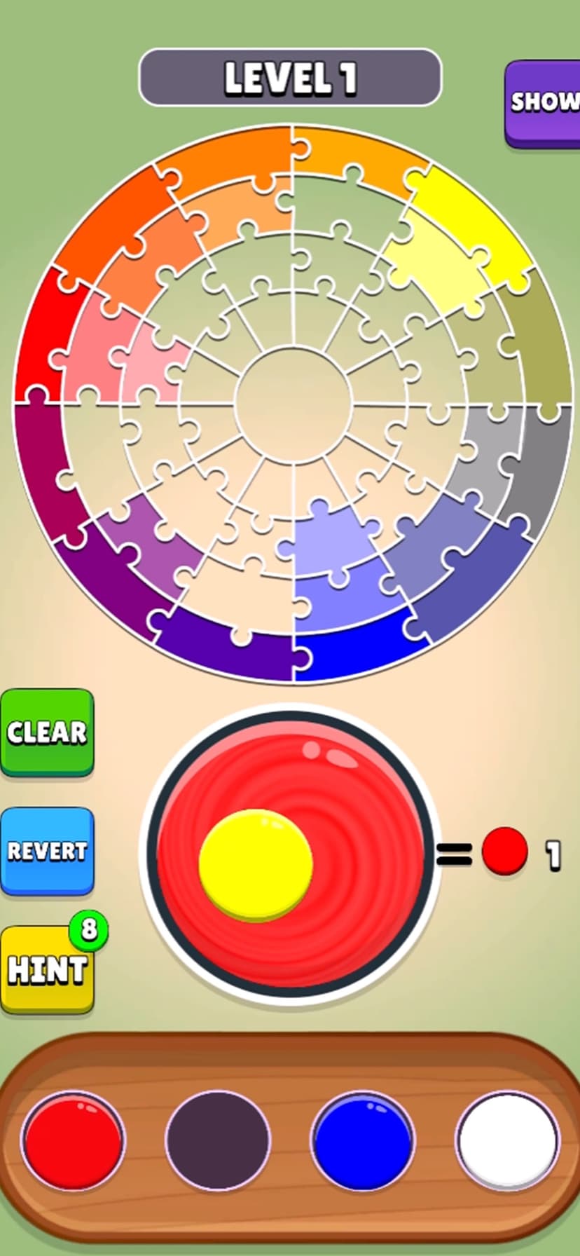 Color Merge Puzzle screenshot 1 - screenshot