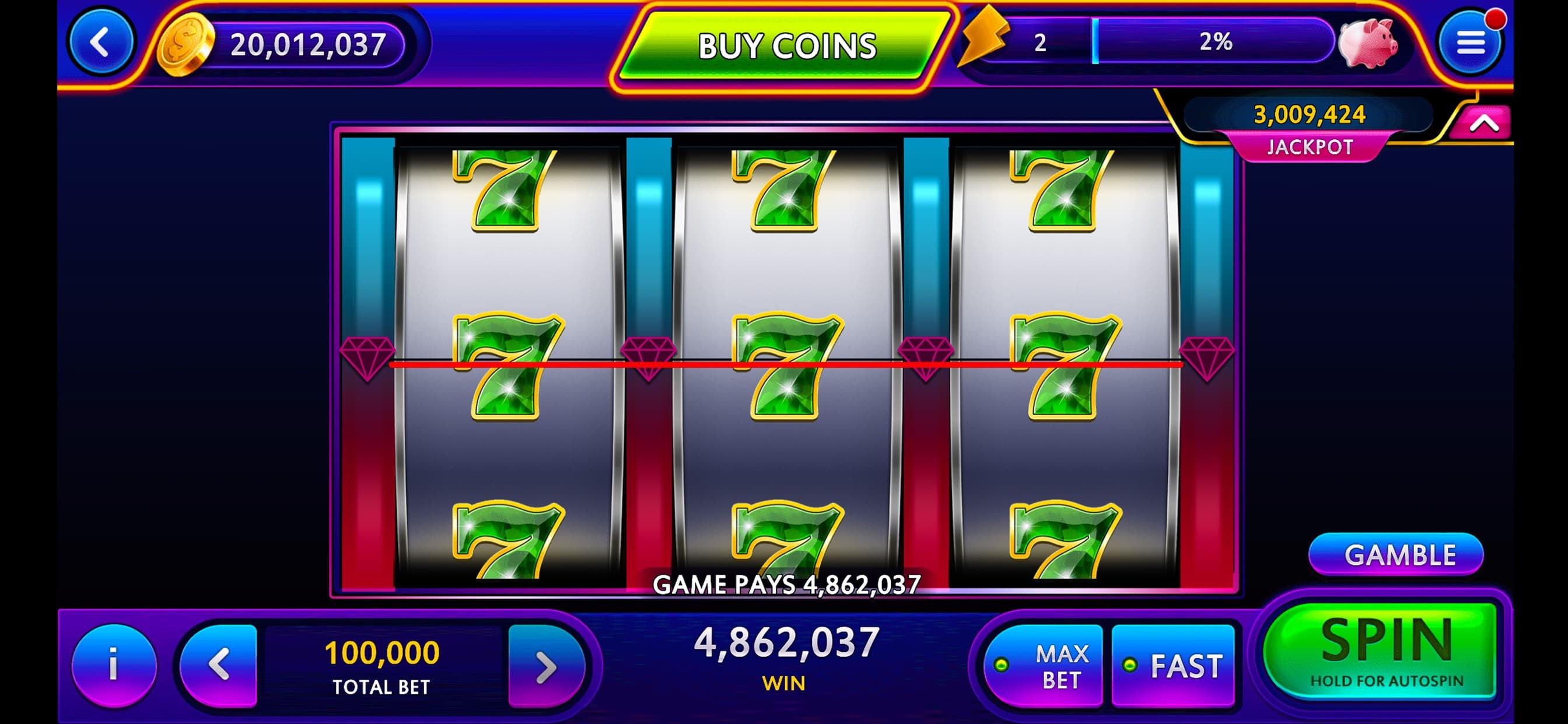 Vegas Now 777 Double Slots Win screenshot 2 - screenshot