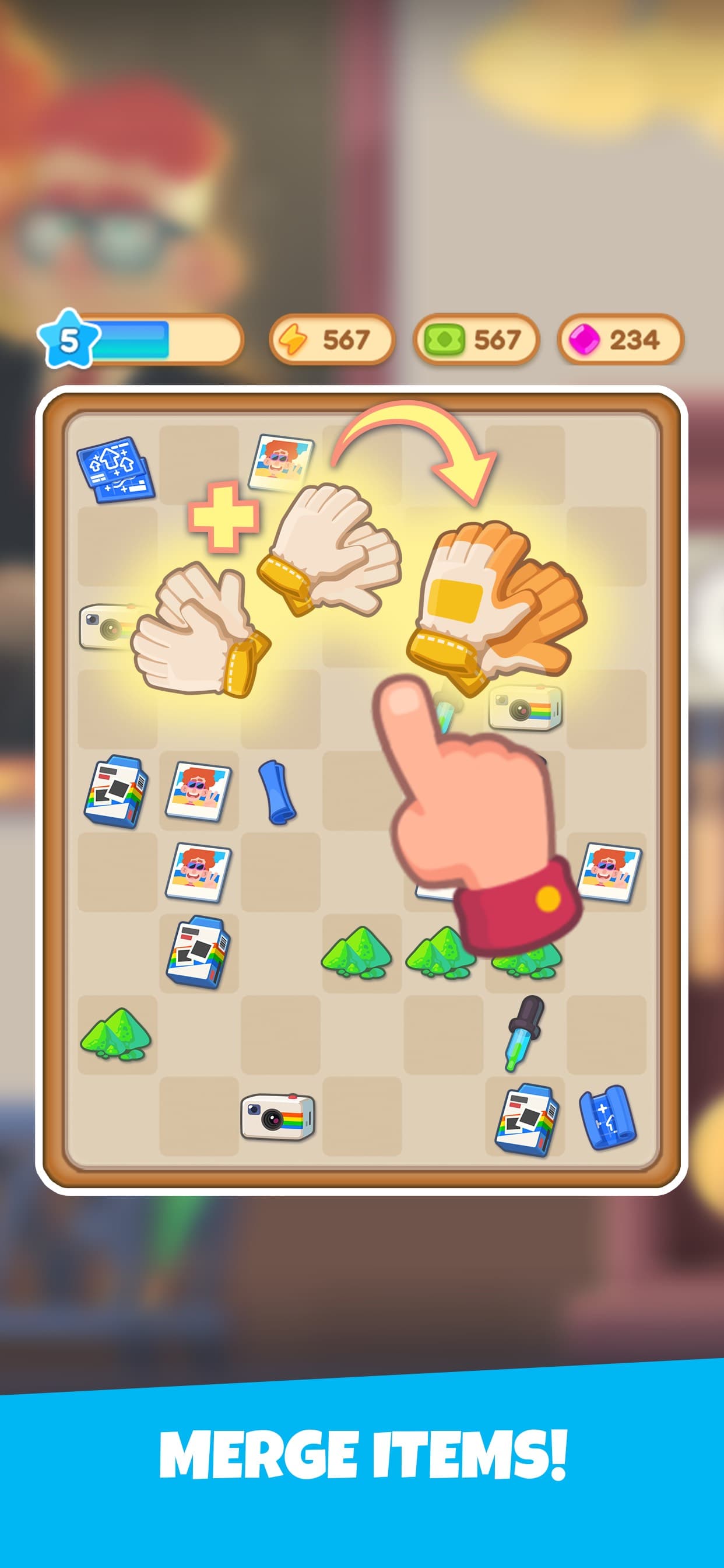 Hotel Rush: Merge Story screenshot 1 - screenshot