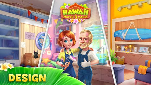Hawaii Match-3 Mania: Design screenshot 15 - screenshot