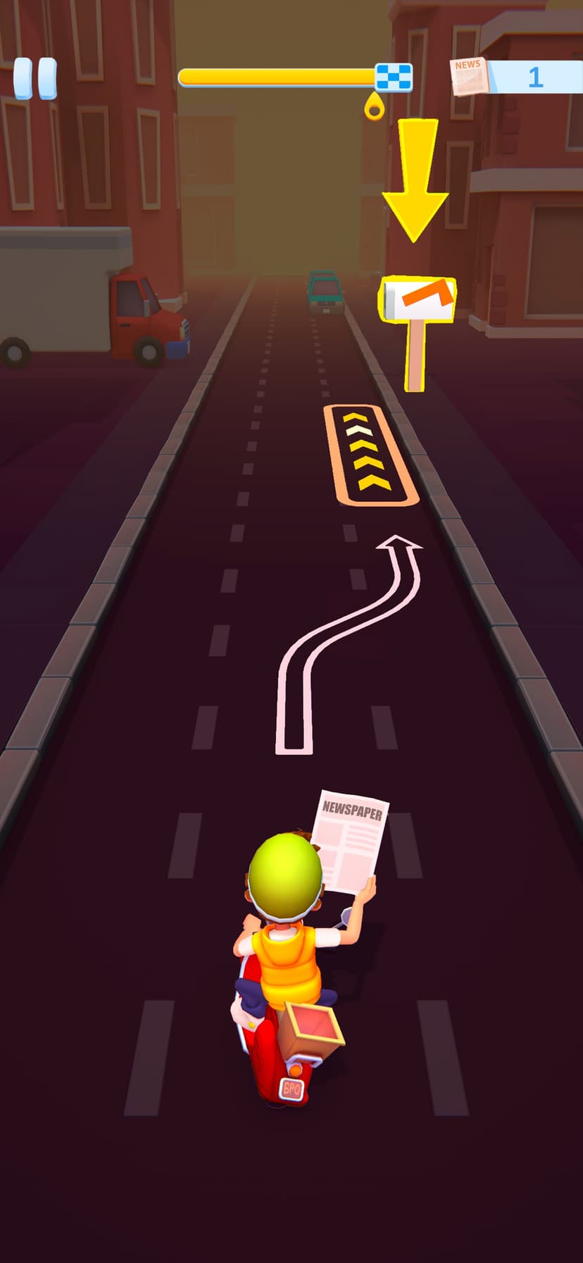 Paper Boy Race: Run & Rush 3D screenshot 4 - screenshot