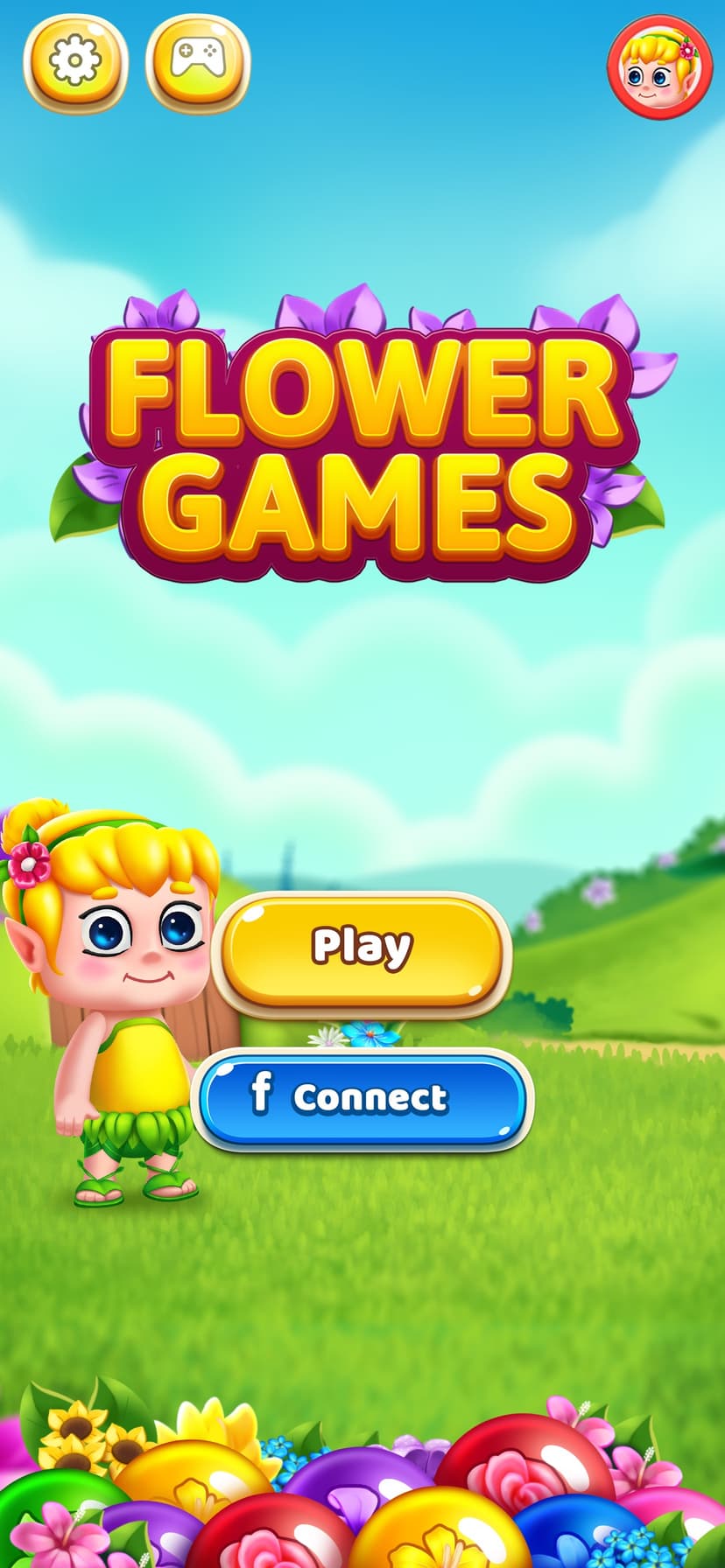 Flower Games - Bubble Pop 2024 screenshot 8 - screenshot