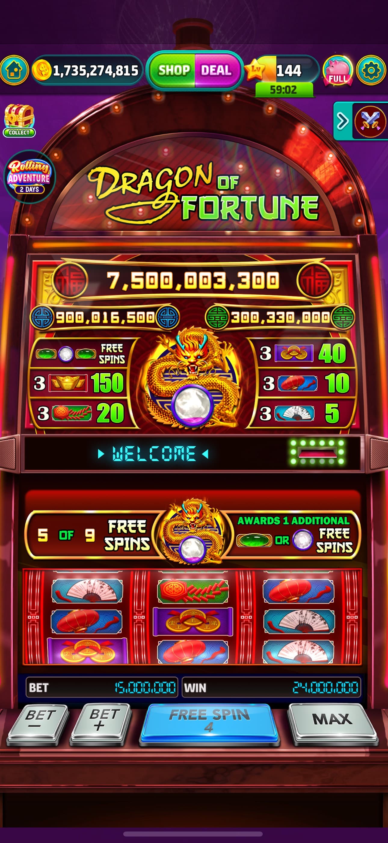 Fortune Rolling Slots - Casino screenshot 1 - screenshot