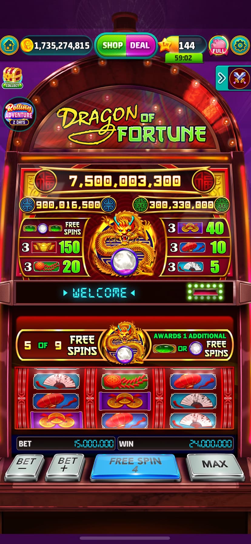 Fortune Rolling Slots - Casino screenshot 1 - screenshot