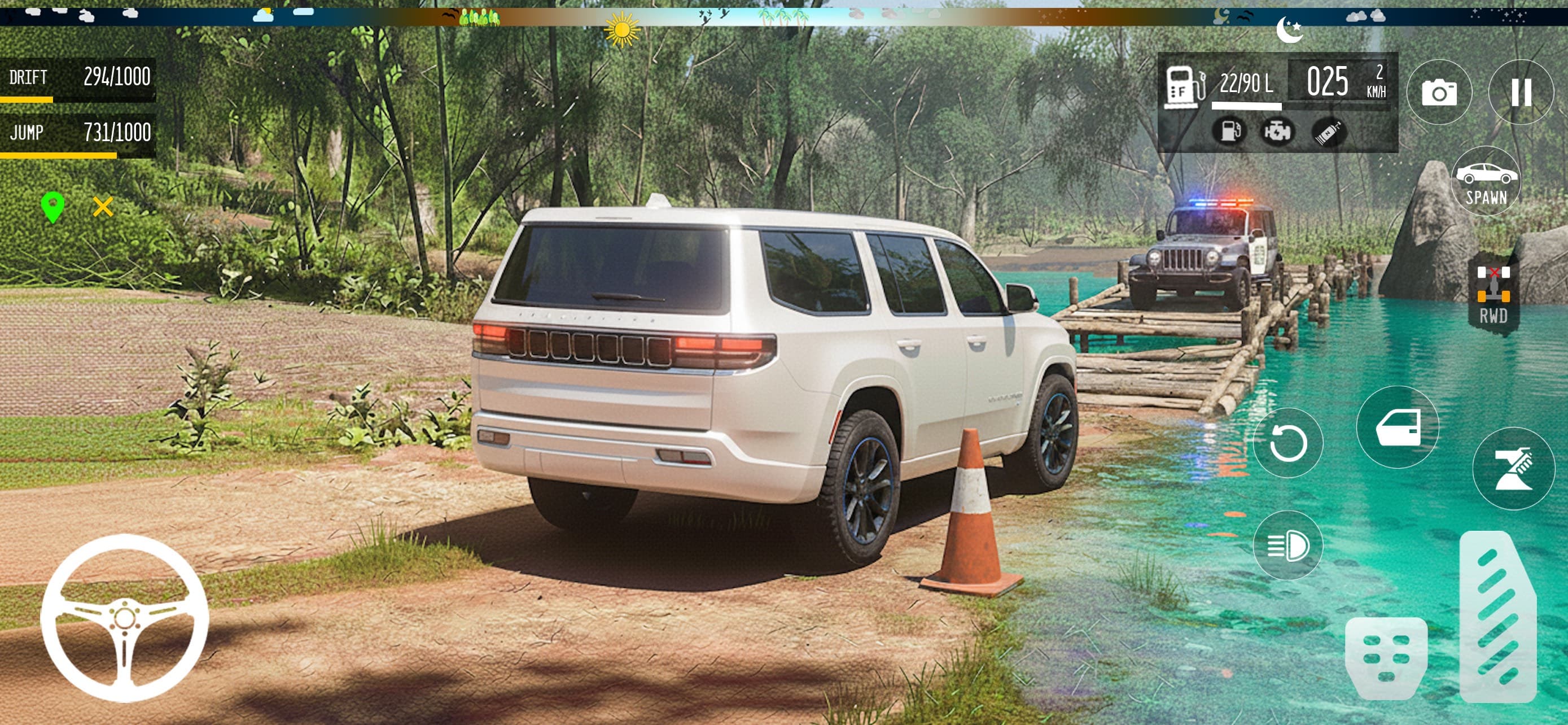 Offroad Car Driving Jeep Games screenshot 3 - screenshot