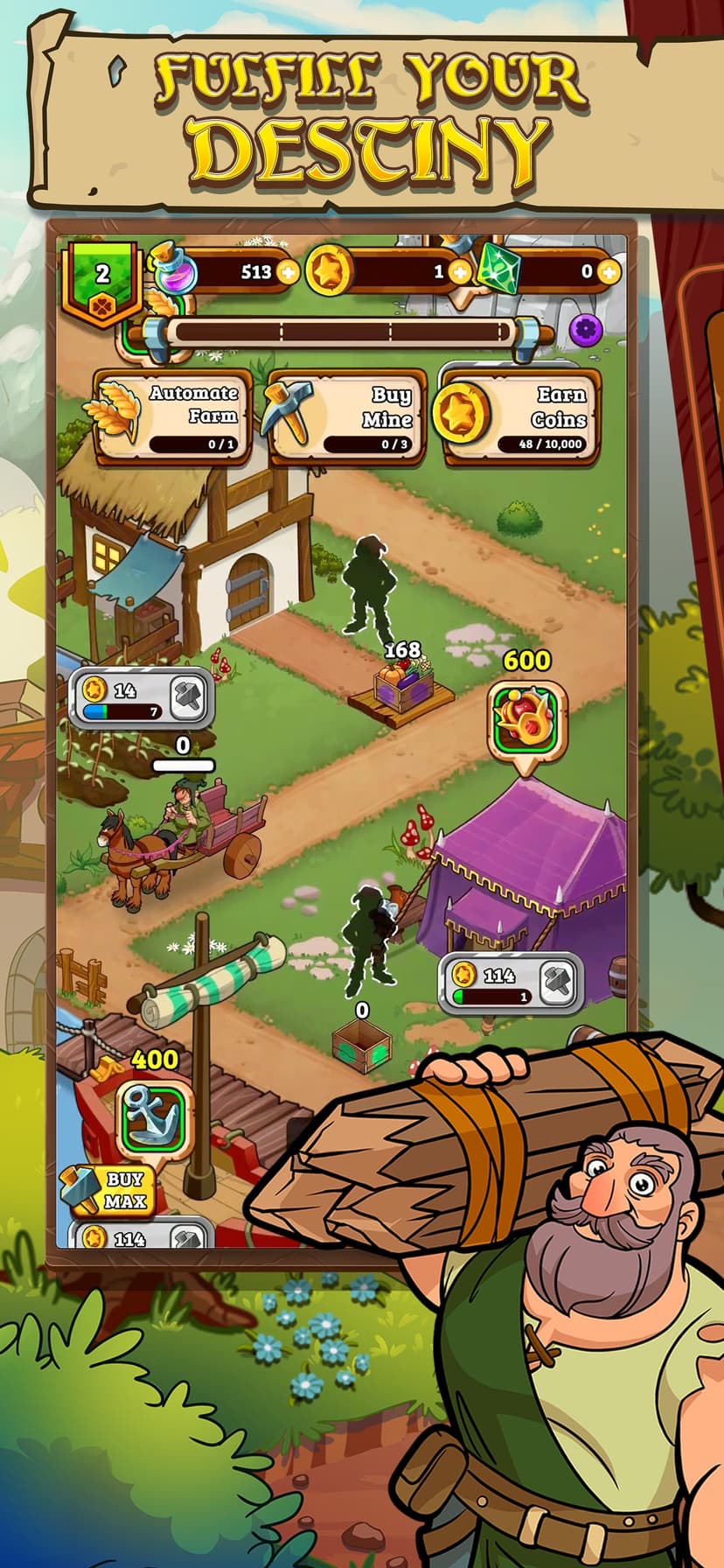 Royal Idle: Medieval Quest screenshot 1 - screenshot
