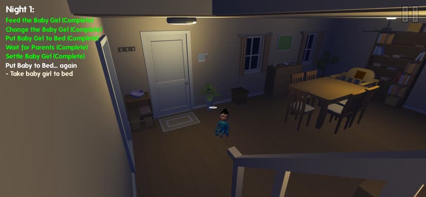 Baby Girl In Yellow House 3D screenshot 3 - screenshot