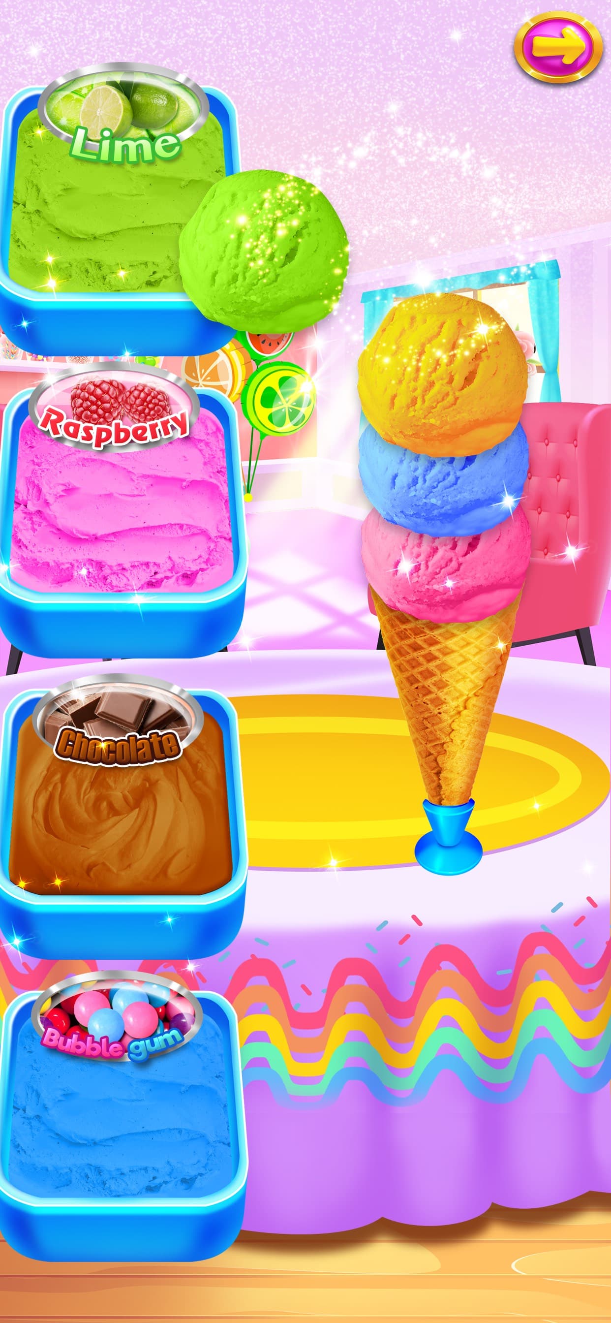 Mermaid Glitter Cupcake Chef screenshot 4 - screenshot