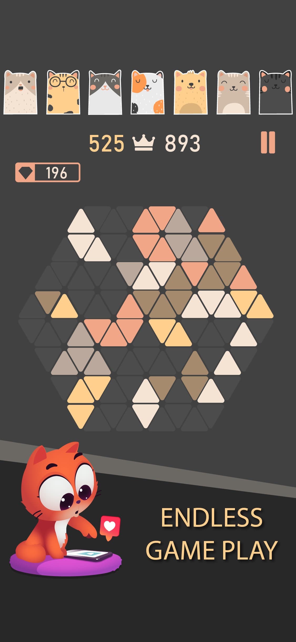 Trigon : Triangle Block Puzzle screenshot 4 - screenshot