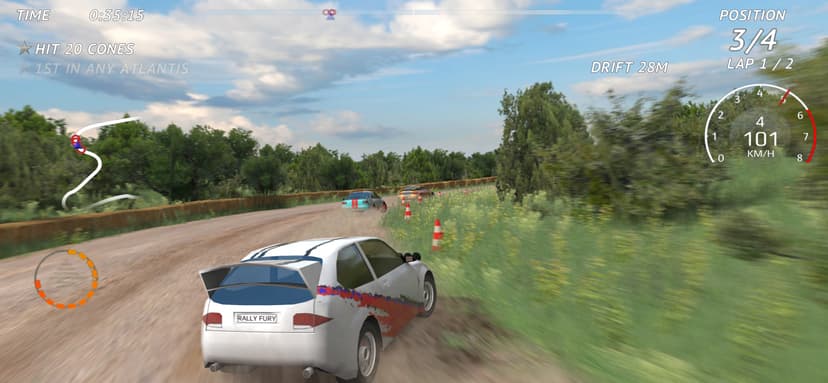 Rally Fury - Extreme Racing screenshot 1 - screenshot