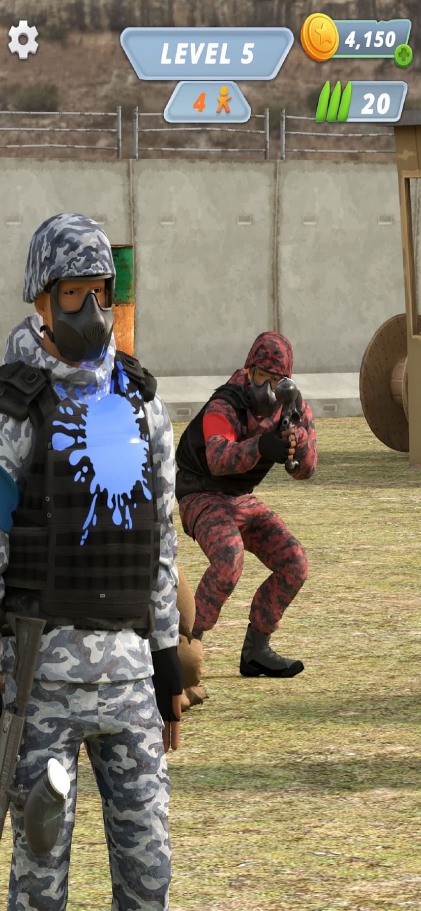 Paintball Attack 3D: Color War screenshot 3 - screenshot