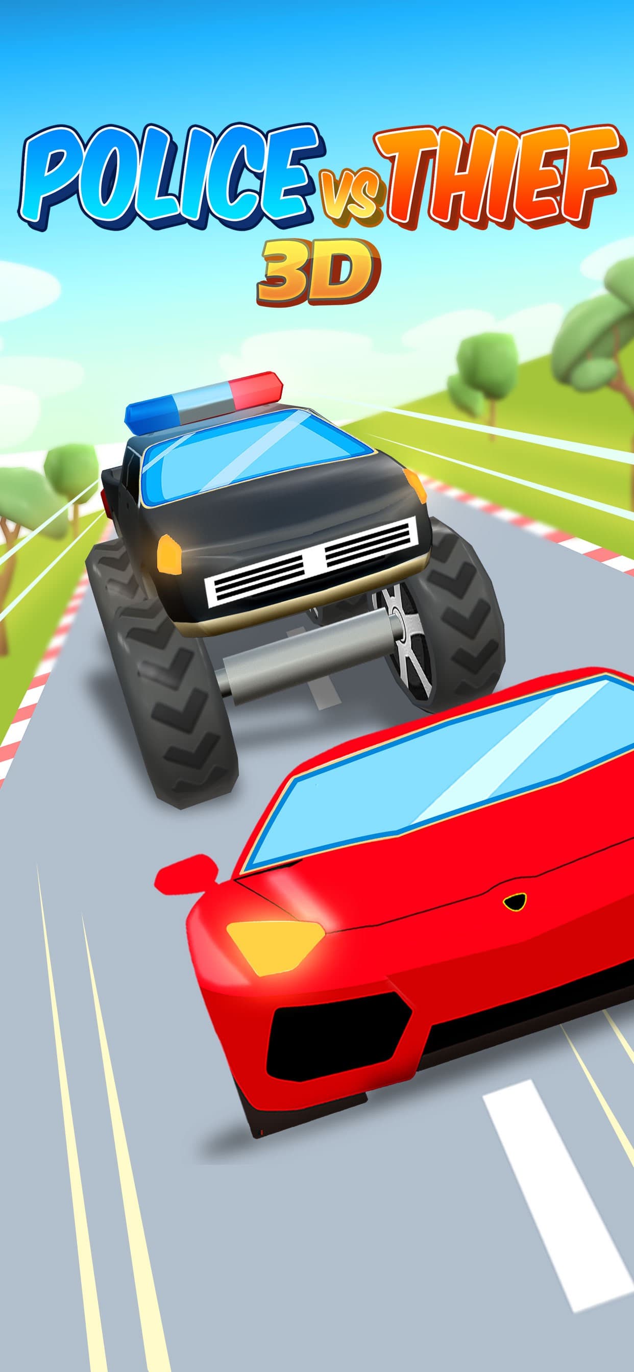 Police vs Thief 3D - car race screenshot 2 - screenshot