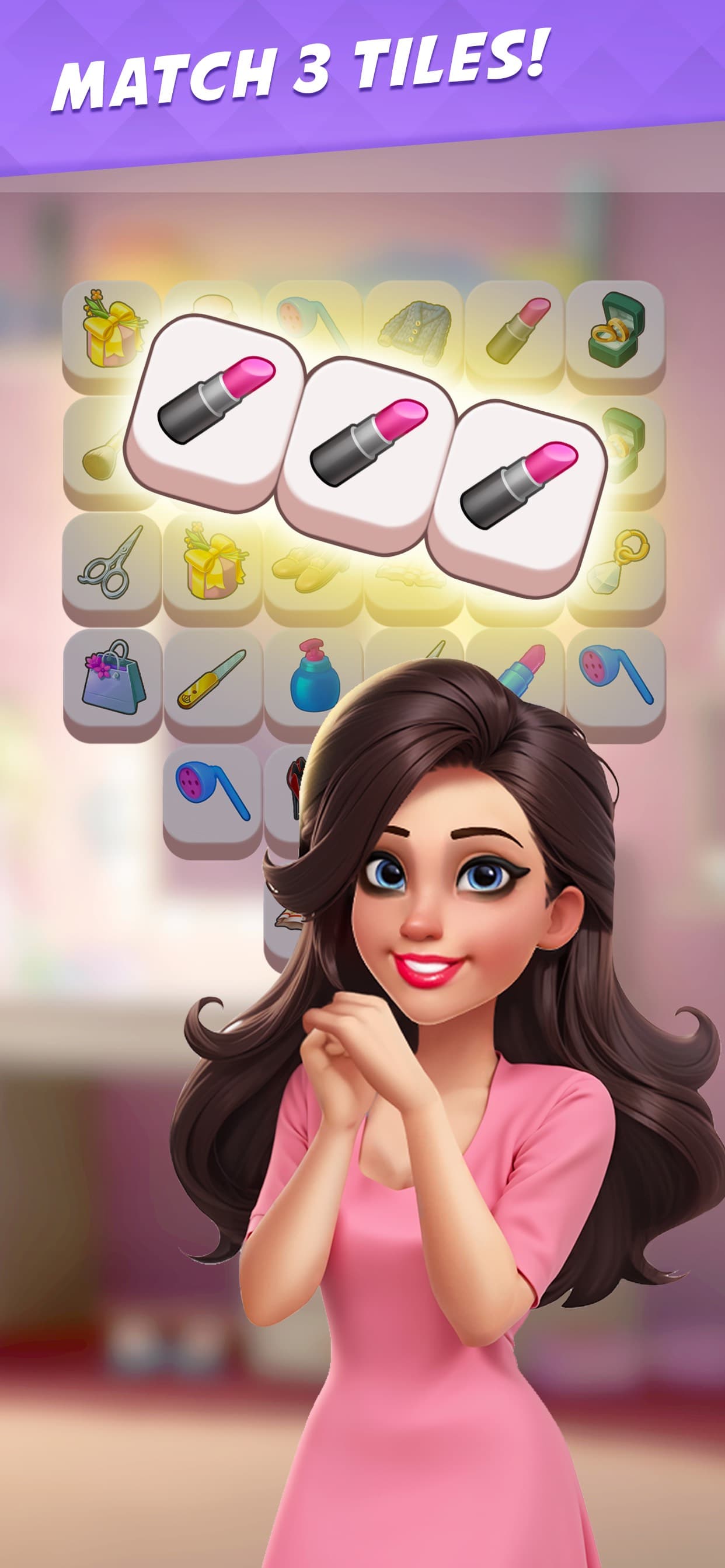 Tile Trio: Makeover games 3d screenshot 2 - screenshot