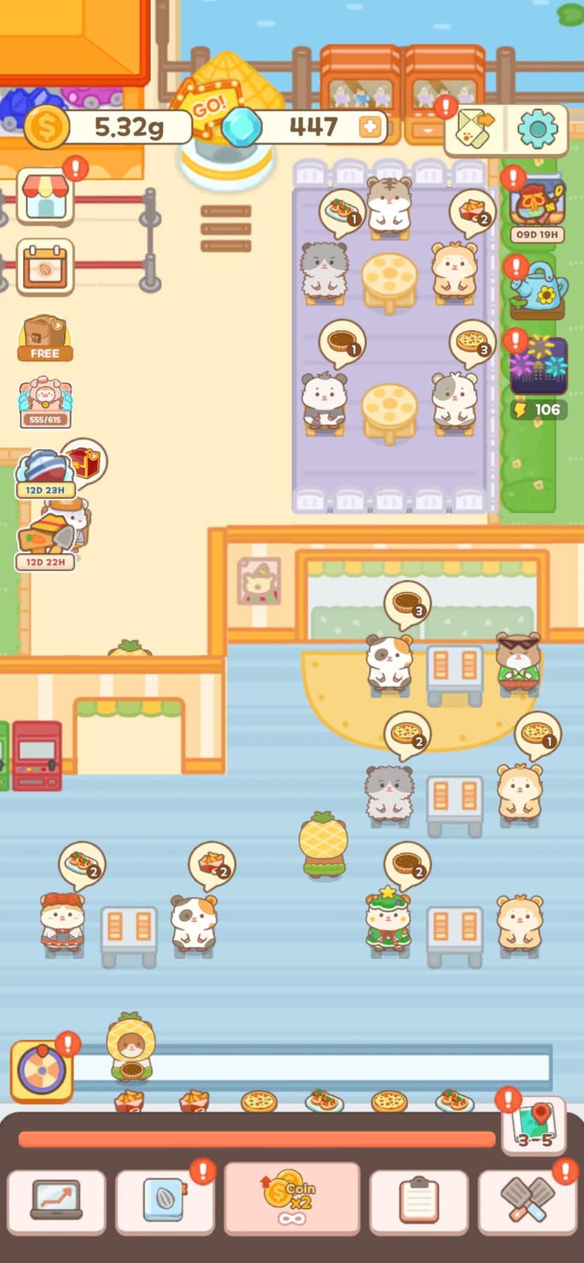 Ham's Kitchen : Cute Food Game screenshot 2 - screenshot