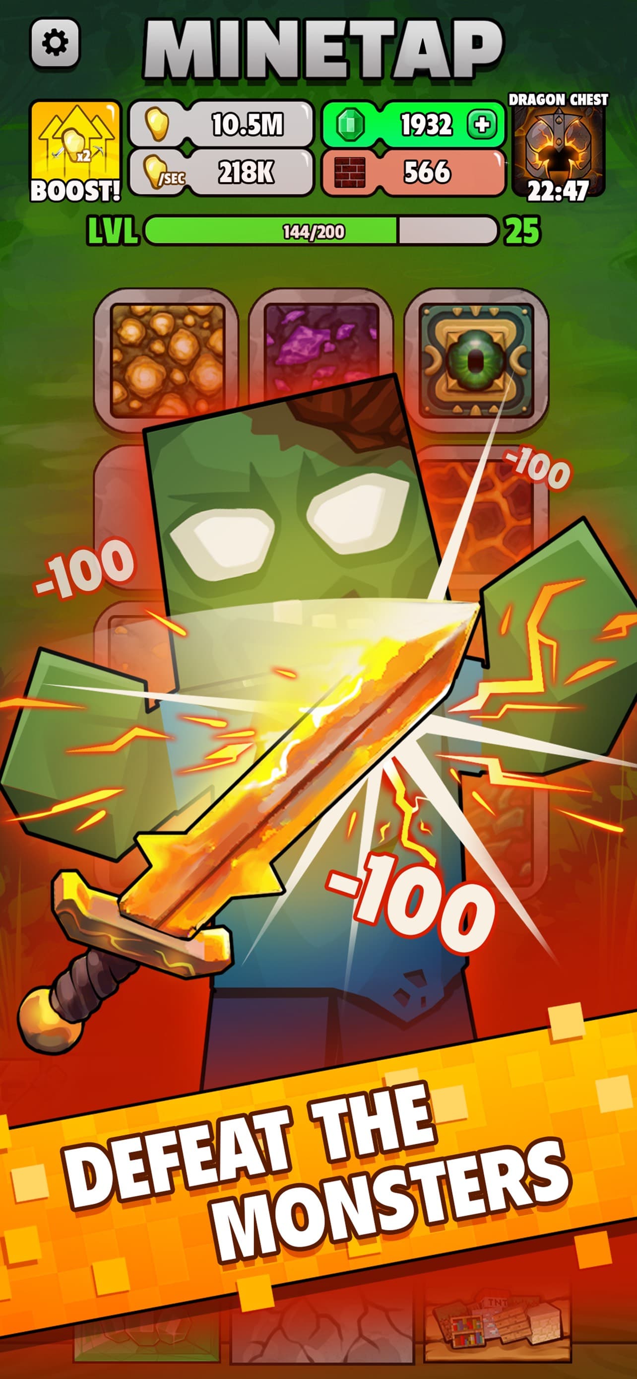 Minetap Craft Idle Mine Tycoon screenshot 4 - screenshot
