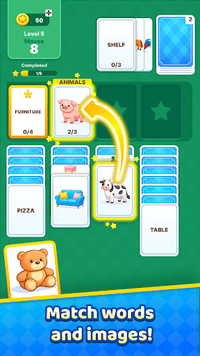 Solitaire Words & Pictures screenshot 1 - screenshot