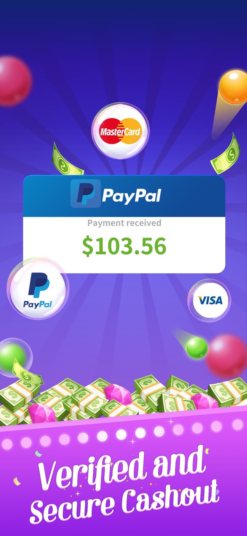 Bubble Treasure: Win Real Cash screenshot 1 - screenshot