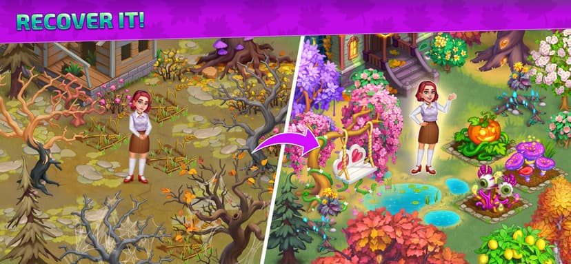 Halloween Farm: Family Story screenshot 3 - screenshot