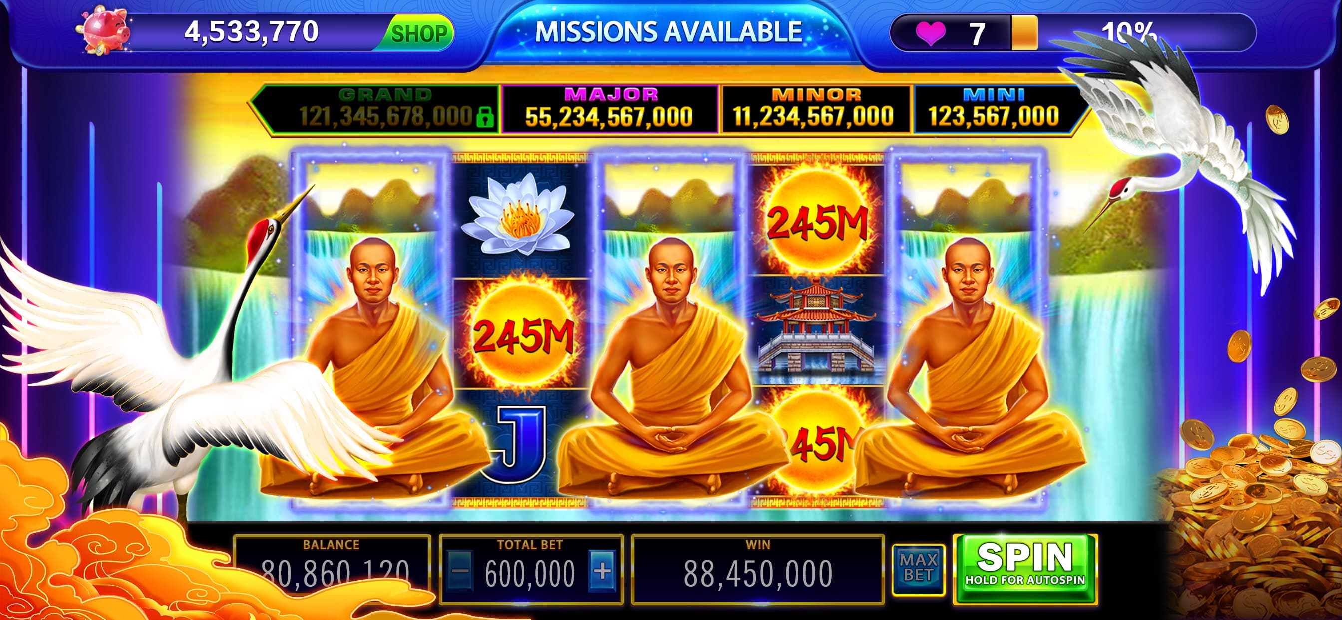 Thunder of Pyramid Slots screenshot 1 - screenshot