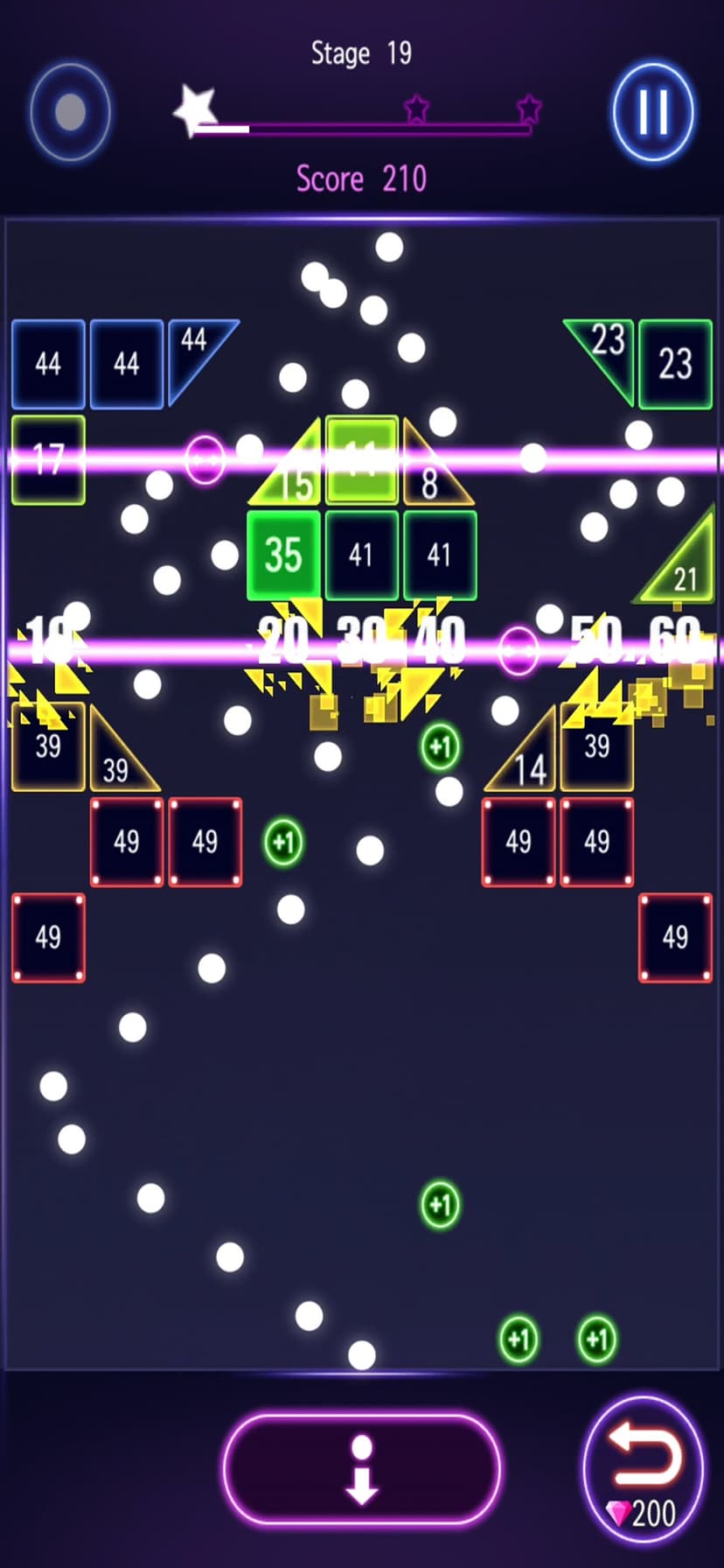 Bricks Breaker Hit - Glow Ball screenshot 5 - screenshot