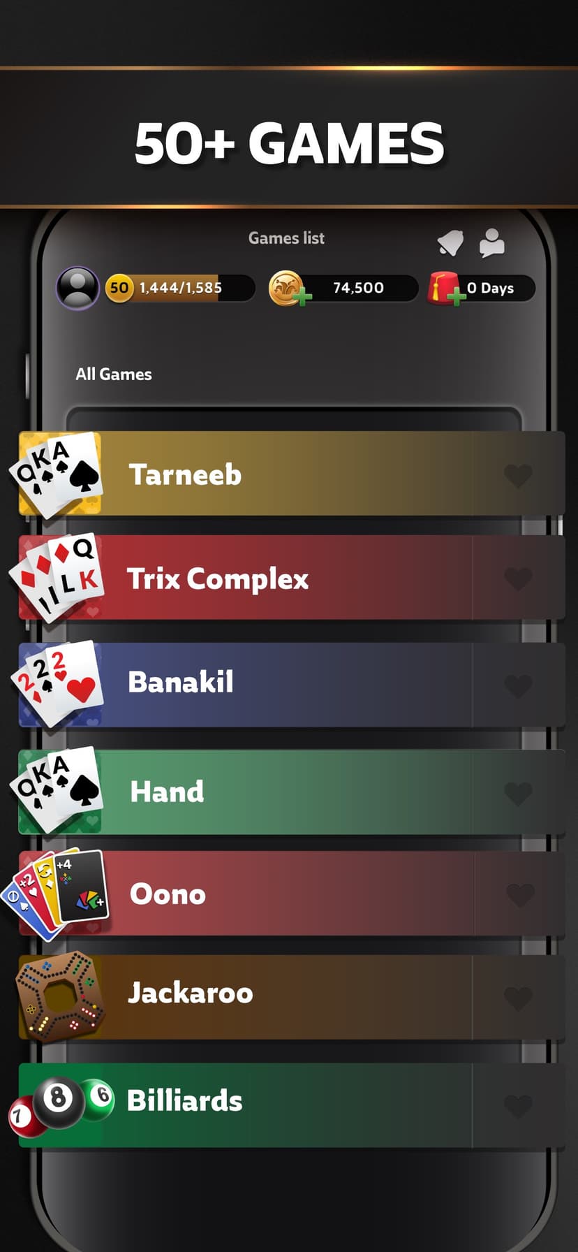 Jawaker: Games & Friends screenshot 1 - screenshot