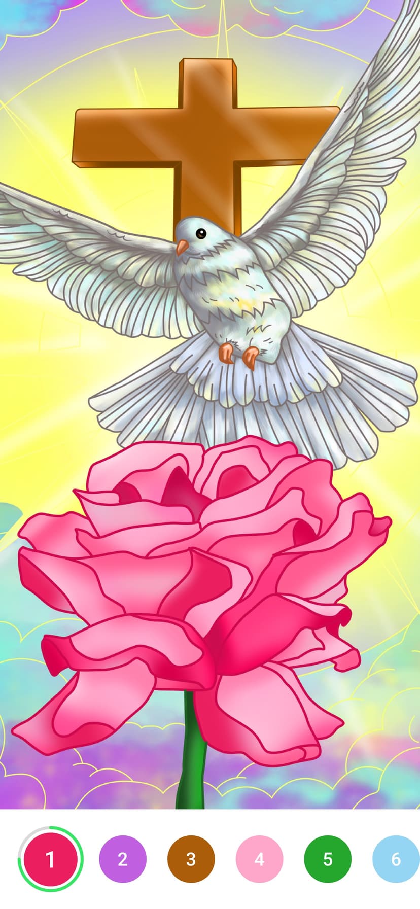 Bible Color - Paint by Number screenshot 6 - screenshot
