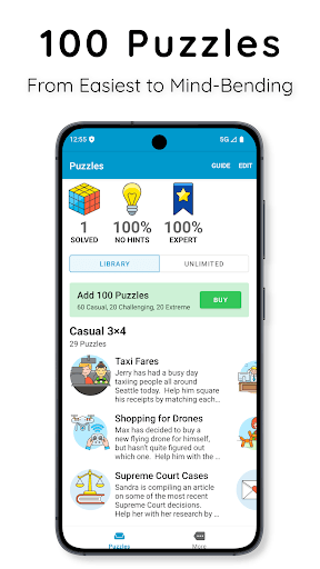 Logic Grid Puzzles: Brain Game screenshot 2 - screenshot