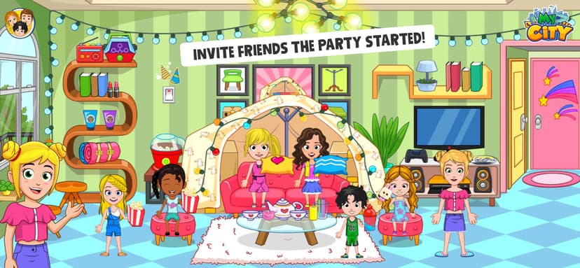 My City: Pajama Party Night screenshot 2 - screenshot