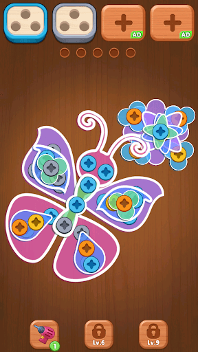 Woodbolt Sort: Nuts & Screws screenshot 2 - screenshot
