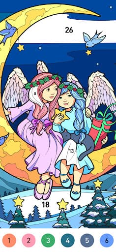 Christmas Winter Coloring Book screenshot 5 - screenshot