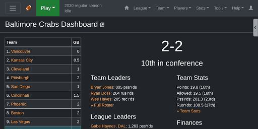 Football GM screenshot 2 - screenshot
