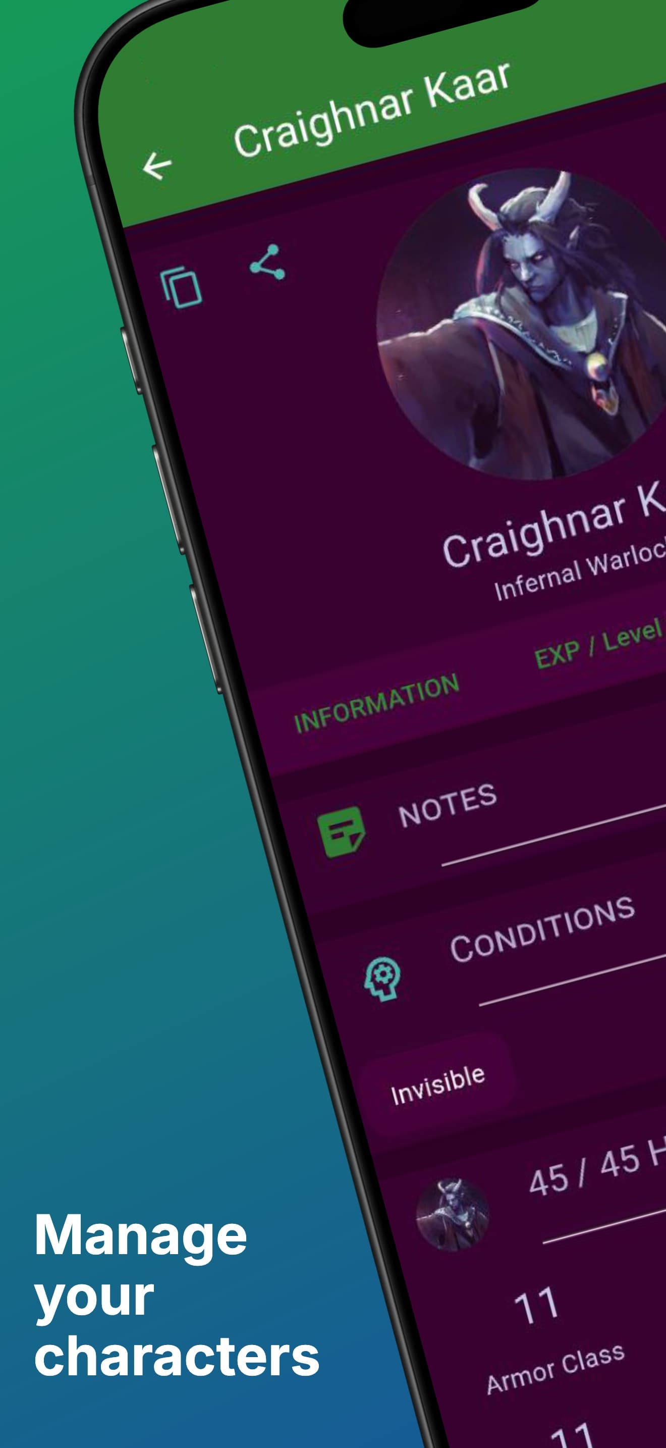 RPG Companion App screenshot 1 - screenshot