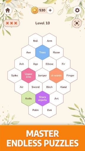 Hexa Ties: Word Associations screenshot 5 - screenshot