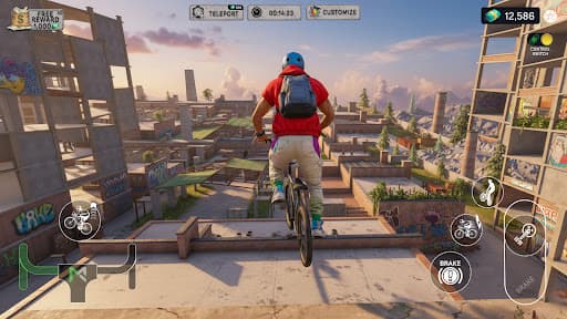 Bicycle Adventure Game: Go Up screenshot 5 - screenshot
