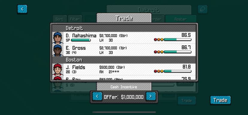 Pixel Pro Baseball screenshot 7 - screenshot