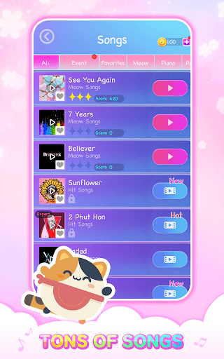 Cat Cute Tiles: Piano Games screenshot 11 - screenshot