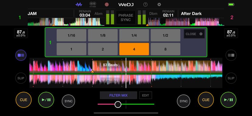 WeDJ for iPhone screenshot 4 - screenshot