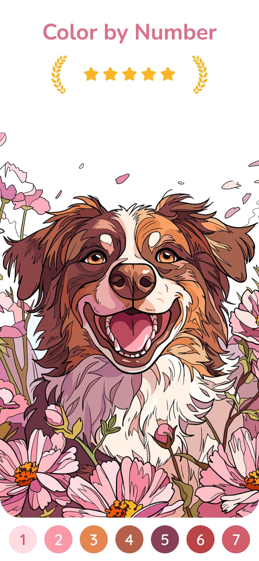 Happy Color by Numbers Game screenshot 1 - screenshot