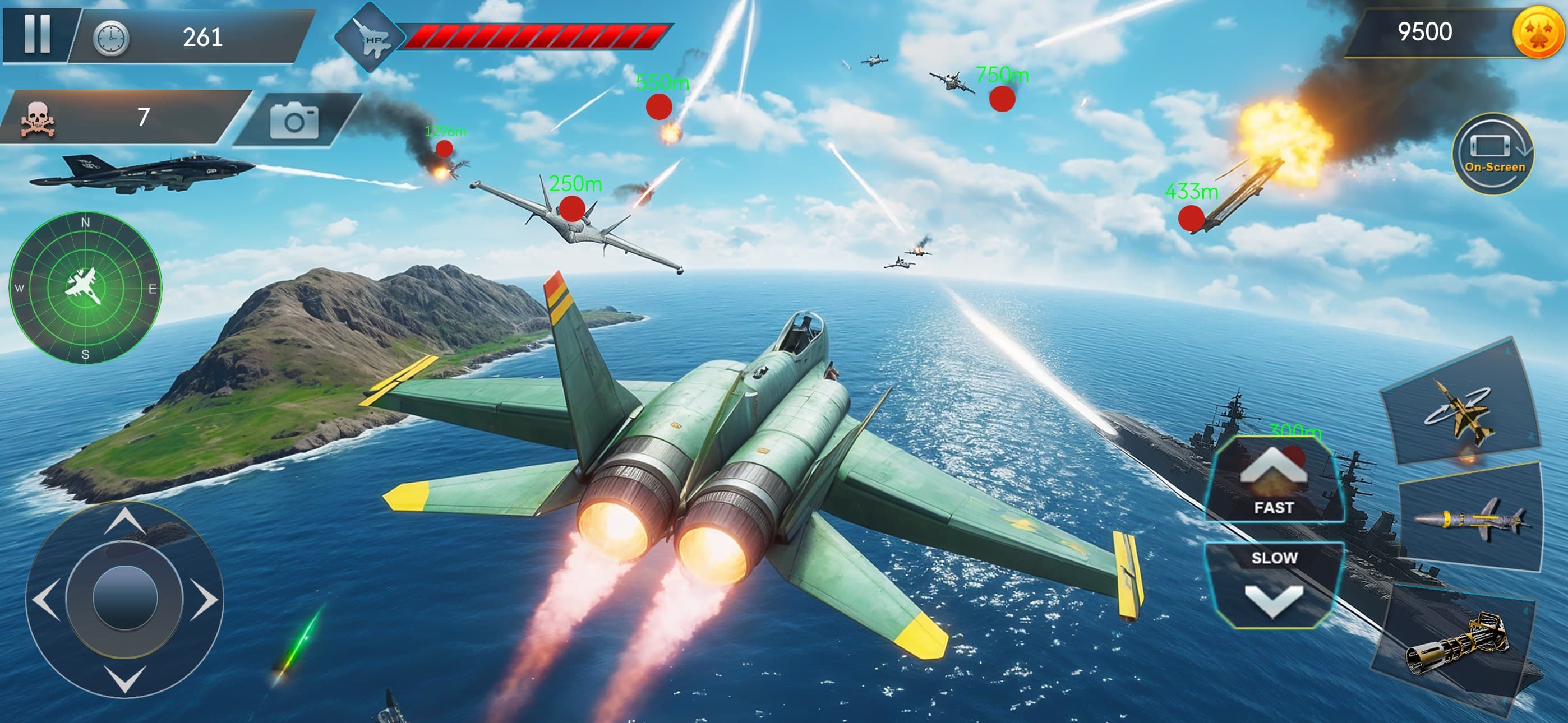 Airplane War Fighter Jet Games screenshot 6 - screenshot