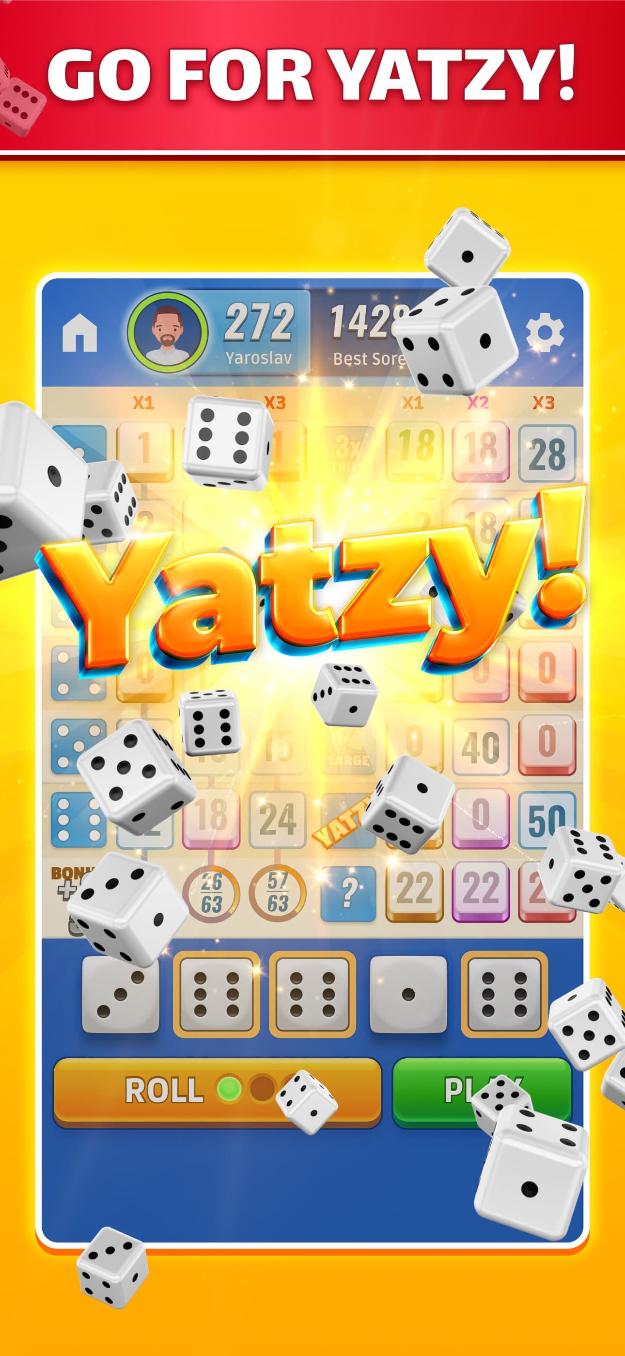Dice Go: Yatzy Game Online screenshot 1 - screenshot