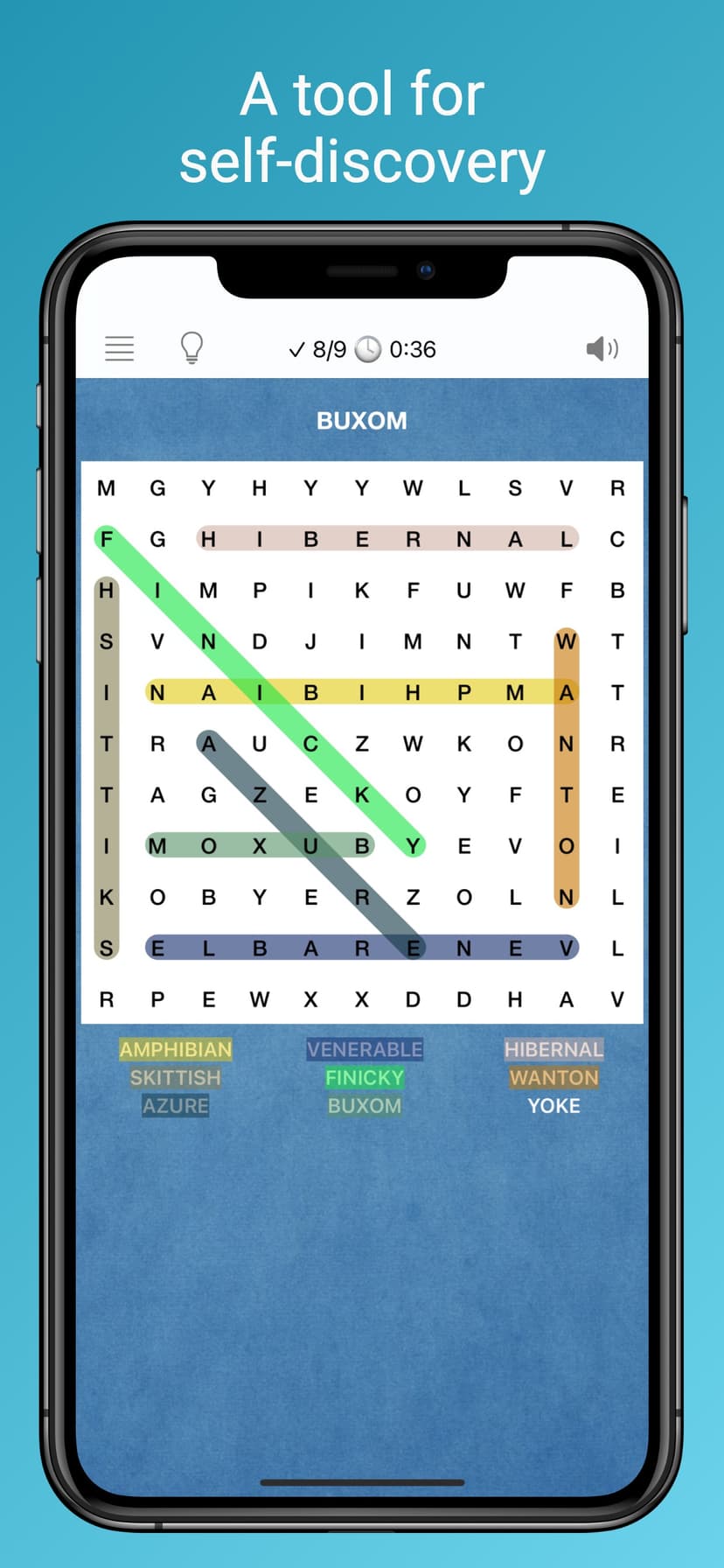 Word Search Brain Puzzle Game screenshot 1 - screenshot