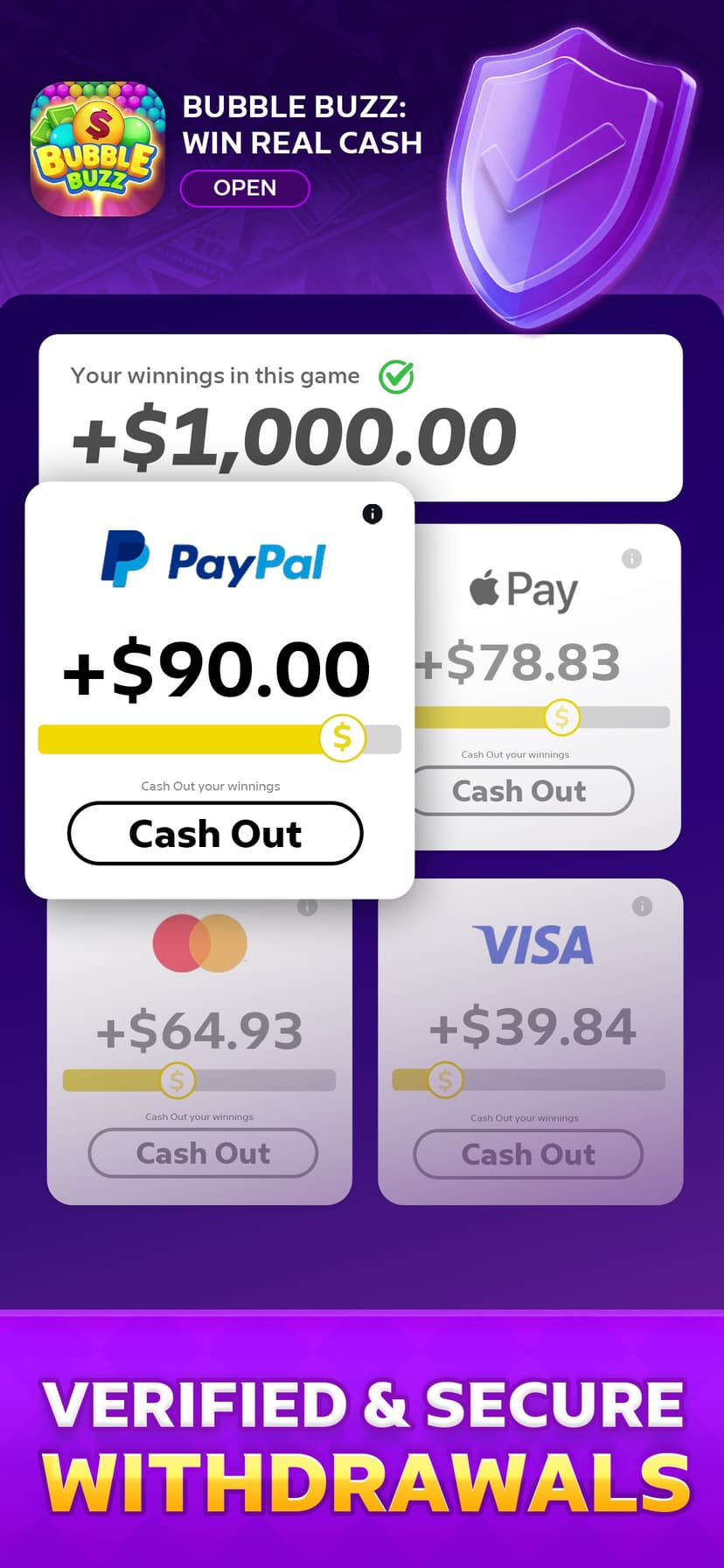 Bubble Buzz: Win Real Cash screenshot 3 - screenshot