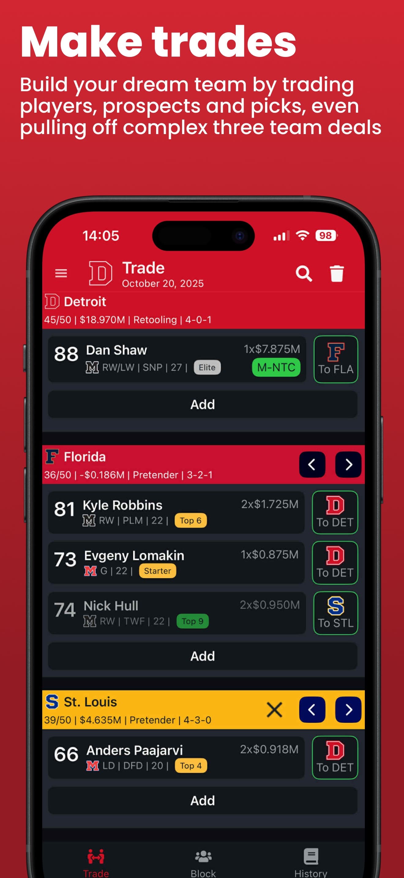 Hockey Legacy Manager 26 screenshot 4 - screenshot