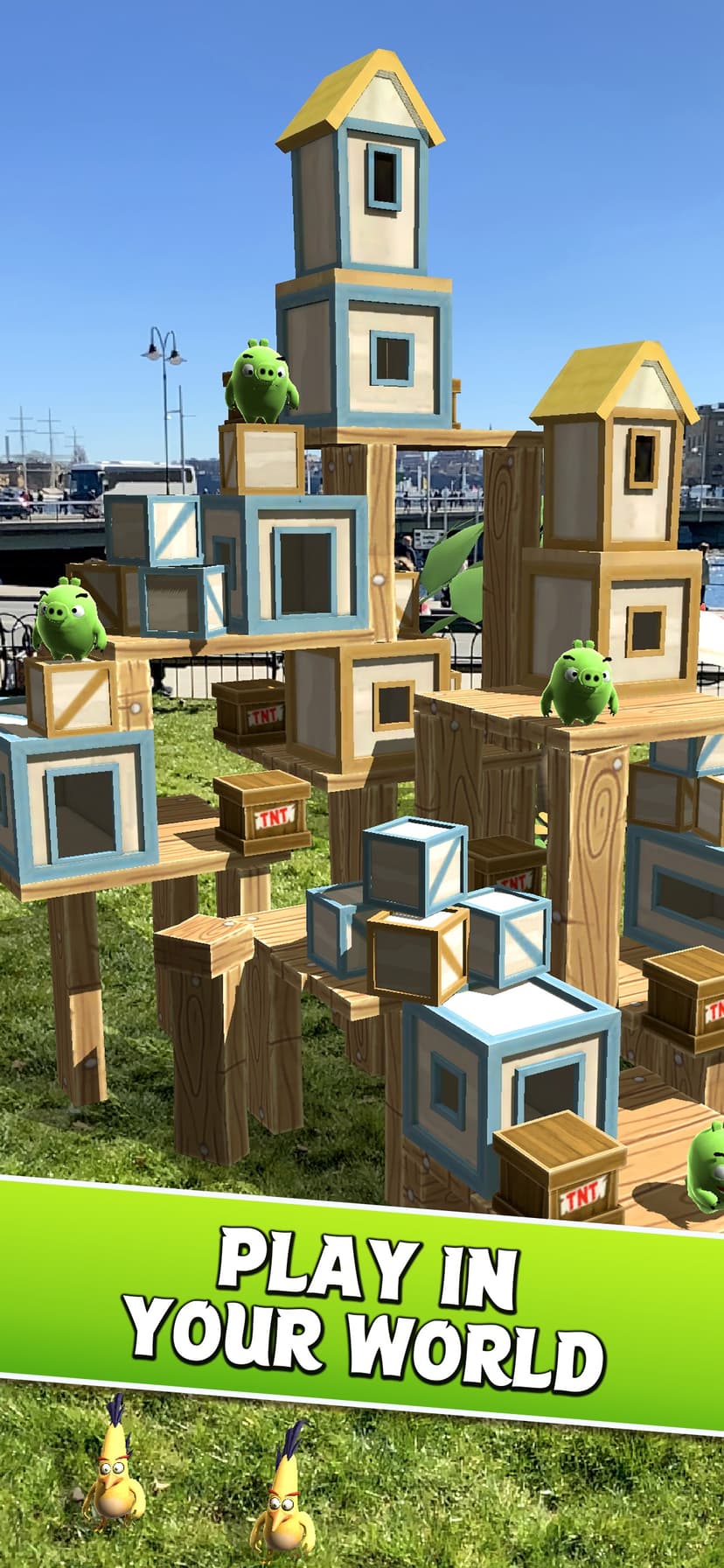 Angry Birds AR: Isle of Pigs screenshot 2 - screenshot