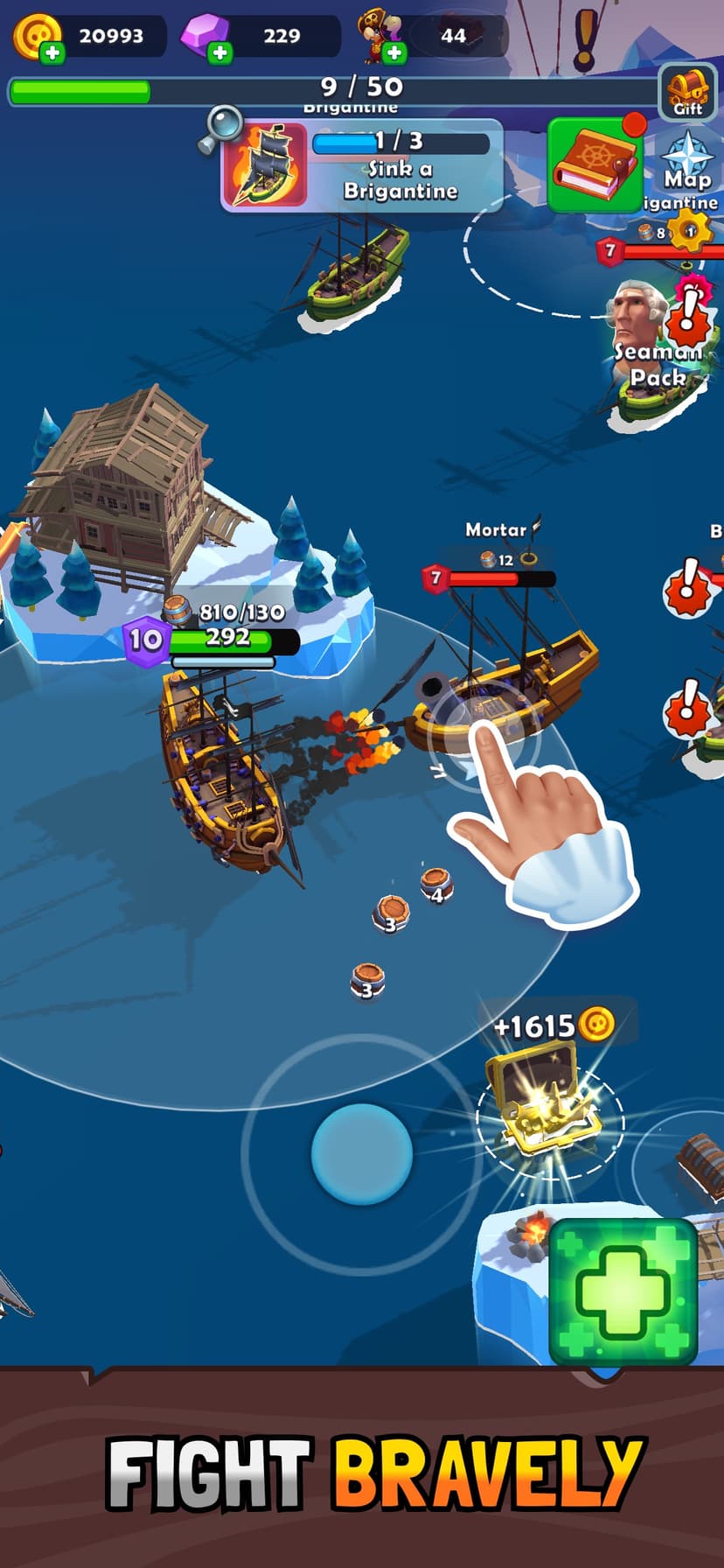 Pirate Raid: Caribbean Battle screenshot 2 - screenshot