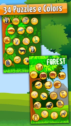 Forest - Kids Coloring Puzzles screenshot 4 - screenshot