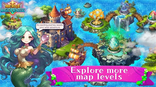 Merge Magic Princess: Tap Game screenshot 6 - screenshot
