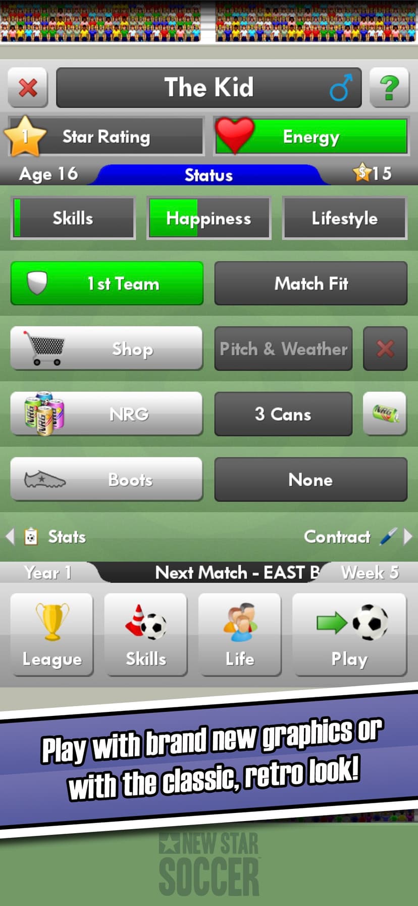 New Star Soccer screenshot 2 - screenshot