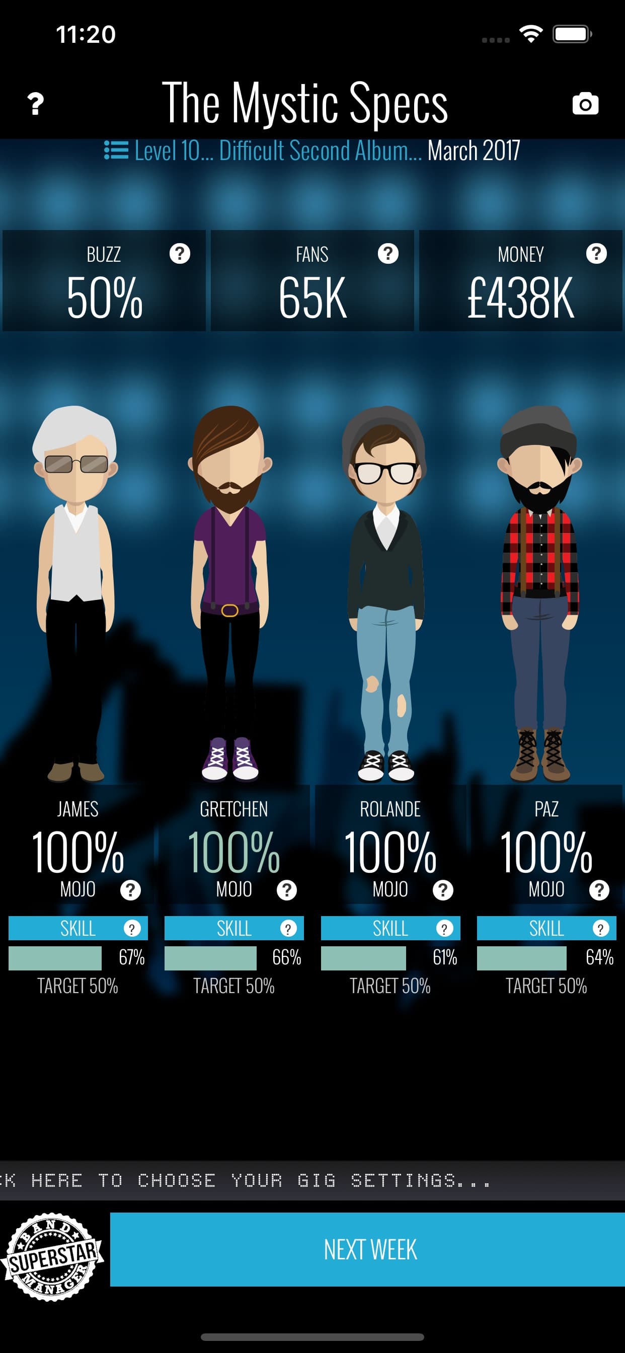 Superstar Band Manager screenshot 1 - screenshot
