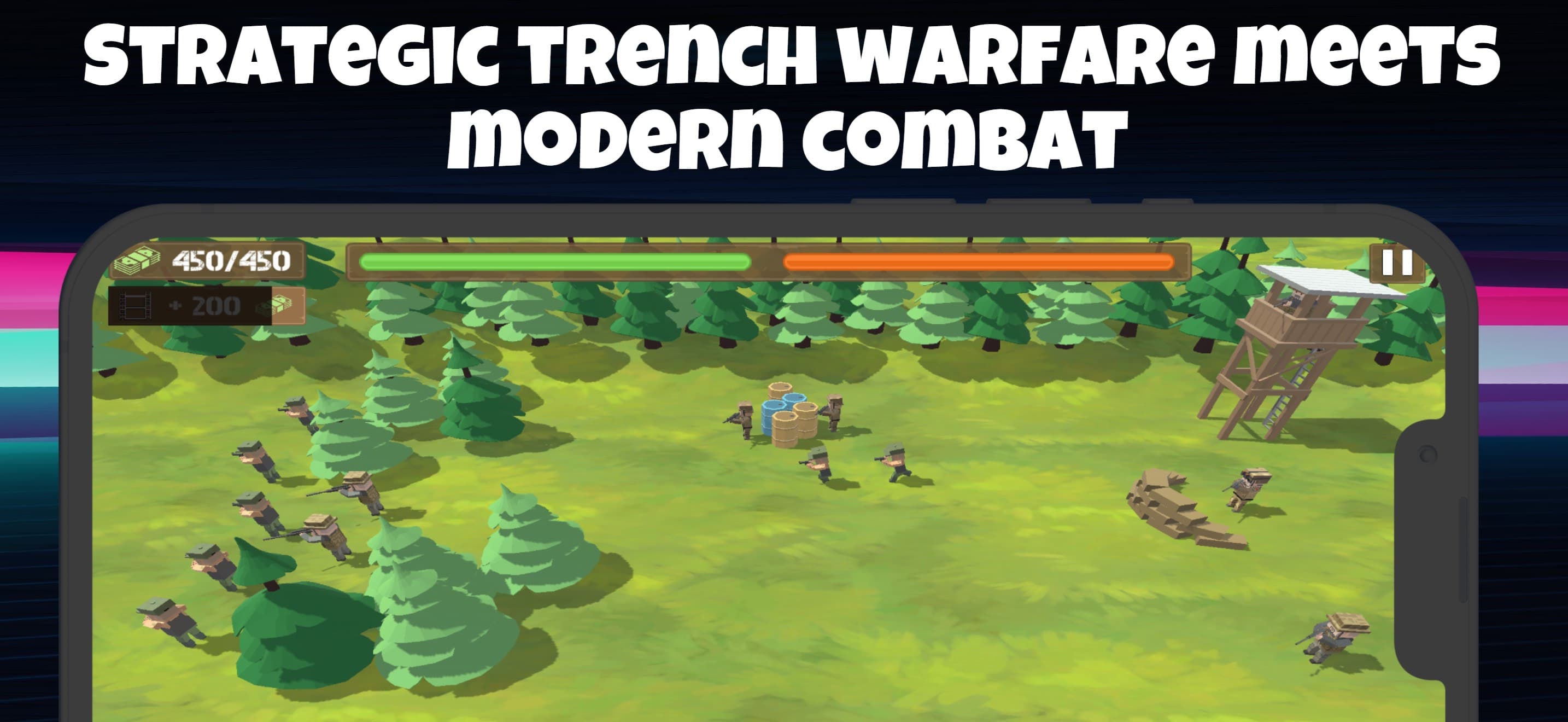 Border Wars: Army Games RTS screenshot 3 - screenshot